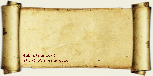 Jovanka Radović vizit kartica